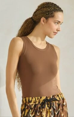 Second Skin Seamless Tank Top -Selected Women's Clothing Store SML642 COF 827PT2022 5