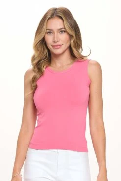 Second Skin Seamless Tank Top -Selected Women's Clothing Store SML642 HPK