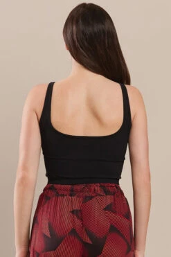 Seamless Serenity Tank -Selected Women's Clothing Store SML648 BLK 3 l