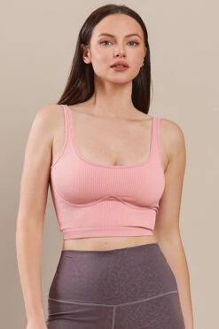 Seamless Serenity Tank -Selected Women's Clothing Store SML648 DSR l