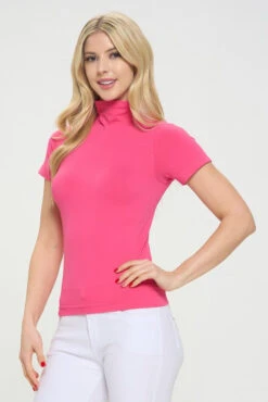 Essential Seamless Mock Neck Top -Selected Women's Clothing Store SML651 FUS 2 l