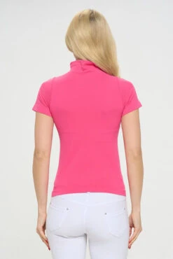 Essential Seamless Mock Neck Top -Selected Women's Clothing Store SML651 FUS 3 l