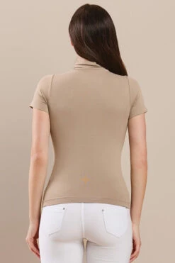 Essential Seamless Mock Neck Top -Selected Women's Clothing Store SML651 LMO 3 l