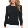 Women’s Essential Seamless Long Sleeve Top -Selected Women's Clothing Store SML656 BLK.2