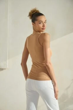 Women’s Essential Seamless Tank Top -Selected Women's Clothing Store SML657 CRC 827JN285 WHT 1