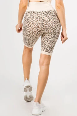 Cheetah Seamless Biker Shorts -Selected Women's Clothing Store SML8250233