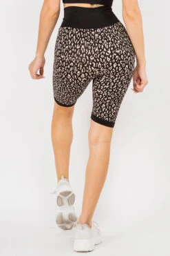 Cheetah Seamless Biker Shorts -Selected Women's Clothing Store SML8250242