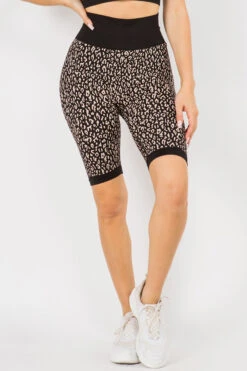 Cheetah Seamless Biker Shorts