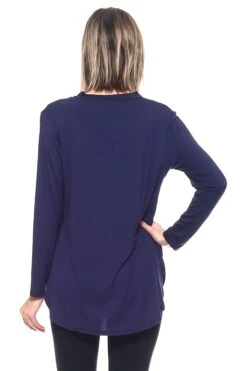 A Little Of Your Love Choker Tunic Top -Selected Women's Clothing Store TP1062 NAV 3