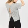 Impress The Best Open Back Tee -Selected Women's Clothing Store TP1077 HGY