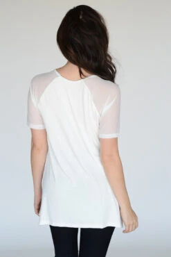 Sporty Babe Mesh Short Sleeve Active Top -Selected Women's Clothing Store TP1080 OFW 5