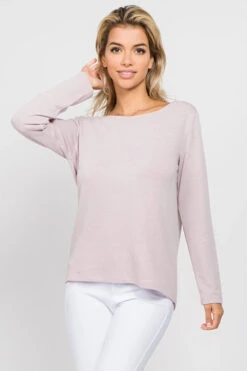 Open Back Surplice Long Sleeve Top -Selected Women's Clothing Store TP2011 DMU 2 b08898da 6fa1 4cbf 82b6 fe5b8a00f054