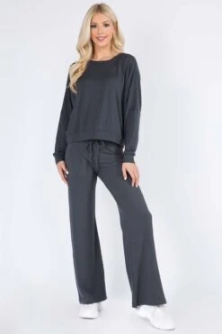 Comfy 2 Piece Loungewear Set -Selected Women's Clothing Store TP2063 827SR006 CHA 4 l 27f440bd 1346 4235 9ee3 b1e071fea2ac