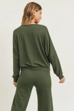 Comfy Long Sleeve Loungewear Top -Selected Women's Clothing Store TP2063 DOL 4 l 5b3fe4ce abdd 4baa 97cd 47b6924b27d3