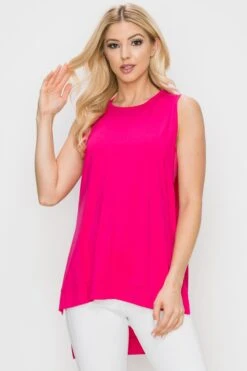 Sporty Tank Top With Split Sides