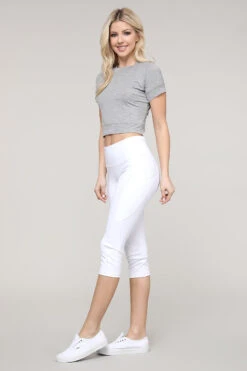 Women's Surplice Cutout Back Crop Top -Selected Women's Clothing Store TP2085 HGY 5 aa8090b5 e6a5 4207 95f2 ff5dff656fb3