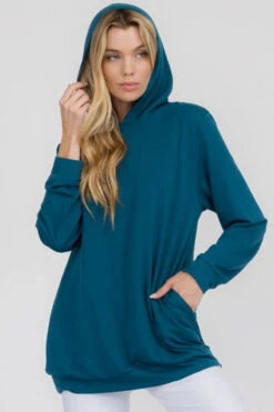 No Strings Attached Side Pocket Hoodie -Selected Women's Clothing Store TP2268 TEL1 384331ee d47a 4a2d a801 366038d0d4c1