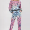 Cotton Candy Printed Ombre Loungewear Set -Selected Women's Clothing Store TP2301 827JG0094 4
