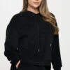 Plus Size Relaxed Corduroy Pullover Hoodie -Selected Women's Clothing Store TP2533 827CD002P BLK 2