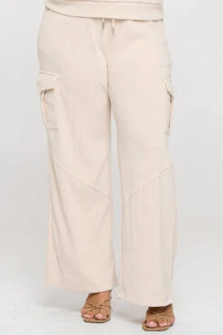Plus Size Women’s Corduroy Cargo Pants