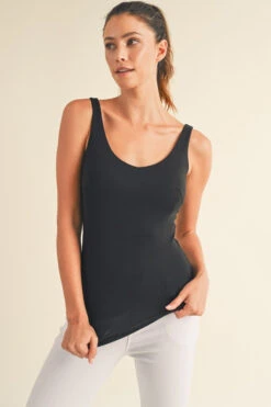 Tank Top With Built-In Bra
