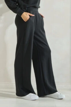 Women’s Comfort Drape Wide Leg Pants -Selected Women's Clothing Store TP2581 827SC022 BLK 10