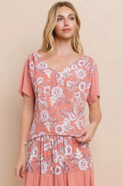 Floral Print Top