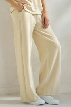 Plus Size Women’s Comfort Drape Wide Leg Pants -Selected Women's Clothing Store TP2601 827SC022 OAT 32 1
