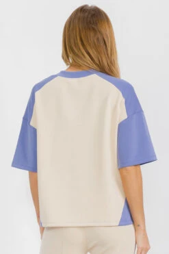 Women’s Comfort Drape Duo Tone Top -Selected Women's Clothing Store TP2662 OATLDM 2 I