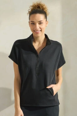 Women’s Comfort Drape Half Zip Top