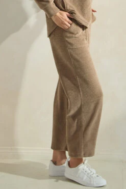 Relaxed Fit Corduroy Capri Pants -Selected Women's Clothing Store TP2667 KHA 817CD001 KHA 17 1