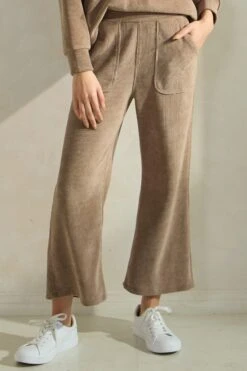 Relaxed Fit Corduroy Capri Pants -Selected Women's Clothing Store TP2667 KHA 817CD001 KHA 2 1