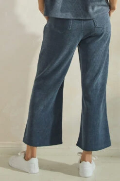 Plus Size Relaxed Fit Corduroy Capri Pants -Selected Women's Clothing Store TP2694 DEM 817CD001 DEM 20