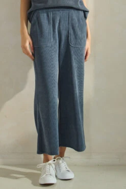Relaxed Fit Corduroy Capri Pants -Selected Women's Clothing Store TP2694 DEM 817CD001 DEM 3 1