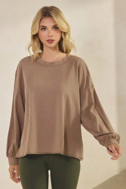 Weekend Flow Relaxed Fit Cotton Top -Selected Women's Clothing Store TP2743 LMO ACT827083 AMG 3 I