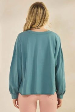 Weekend Flow Relaxed Fit Cotton Top -Selected Women's Clothing Store TP2743 RTB 827JN251 PCH 13 I