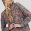 Camouflage Ops Washed Pocket Hoodie -Selected Women's Clothing Store TPPT0201