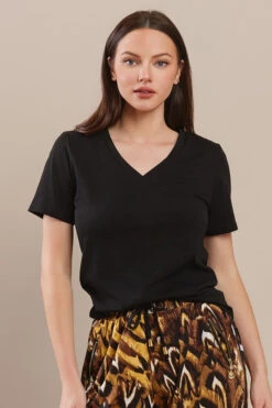 Essential V-Neck Cotton T-Shirt