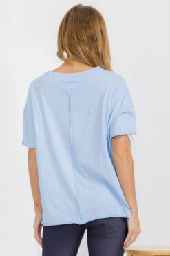 Women’s Rebel Raw Edge Oversized Tee -Selected Women's Clothing Store TSH018 LBU 825JN251 DBL 6 I