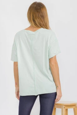 Women’s Rebel Raw Edge Oversized Tee -Selected Women's Clothing Store TSH018 LMC 825JN251 DBL 5 I