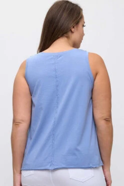 Plus Size Women’s Rebel Raw Edge Tank Top -Selected Women's Clothing Store TSH038P DEM 2 l