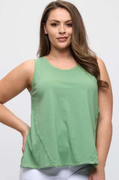 Plus Size Women’s Rebel Raw Edge Tank Top