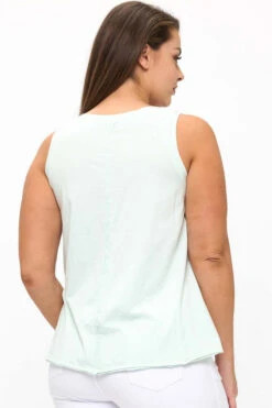 Plus Size Women’s Rebel Raw Edge Tank Top -Selected Women's Clothing Store TSH038P LMC 2 l