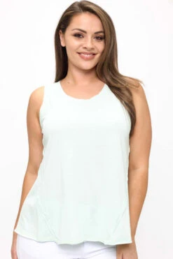 Plus Size Women’s Rebel Raw Edge Tank Top -Selected Women's Clothing Store TSH038P LMC 4 l