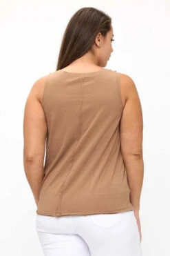 Plus Size Women’s Rebel Raw Edge Tank Top -Selected Women's Clothing Store TSH038P MCH 2 l