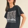 Women's Faith With Us Pure Cotton Tee -Selected Women's Clothing Store TSHW021U BLK