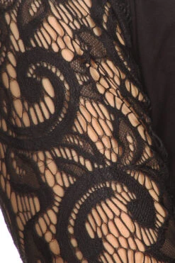 Touch Of Lace Short Sleeve Tunic Top -Selected Women's Clothing Store TU010 BLK 6 4d48ab72 9f4f 40aa 9ff8 c2dcd4a2f6a2