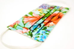 Pre-Order - Blossom Design Cotton Mask With Nose Wire Filter Pocket