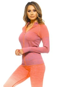 Active Mesh Zip Up Seamless Jacket -Selected Women's Clothing Store amazon2000 40