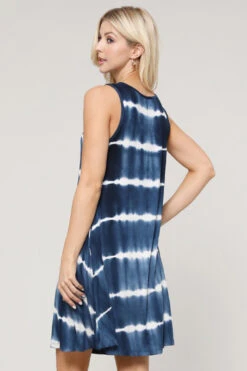 Island Breeze Tie-Dye Tunic Dress -Selected Women's Clothing Store drs112 nav 6 0502b006 c24b 490b b2fa 7eb9e199e4ca